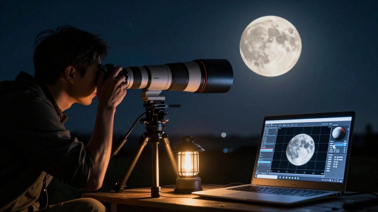 Lunar Photography Planning: How to Choose Focal Length, Predict Seeing, and Build Perfect Mosaics