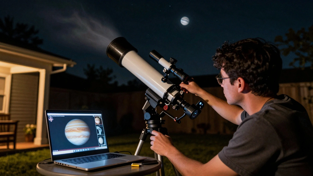 Planetary Astrophotography: Video Capture and Image Stacking Techniques