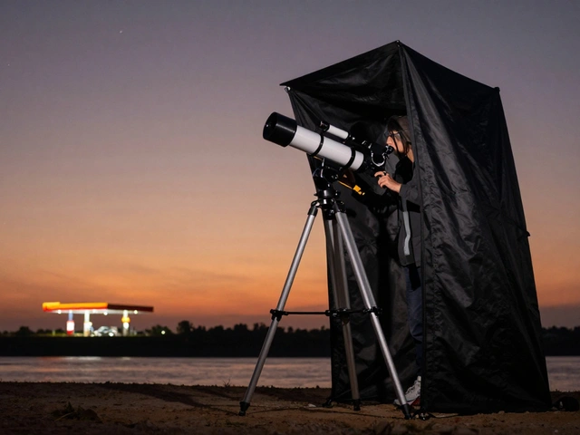 Choosing Portable Light Shields: Blocking Stray Light at the Telescope