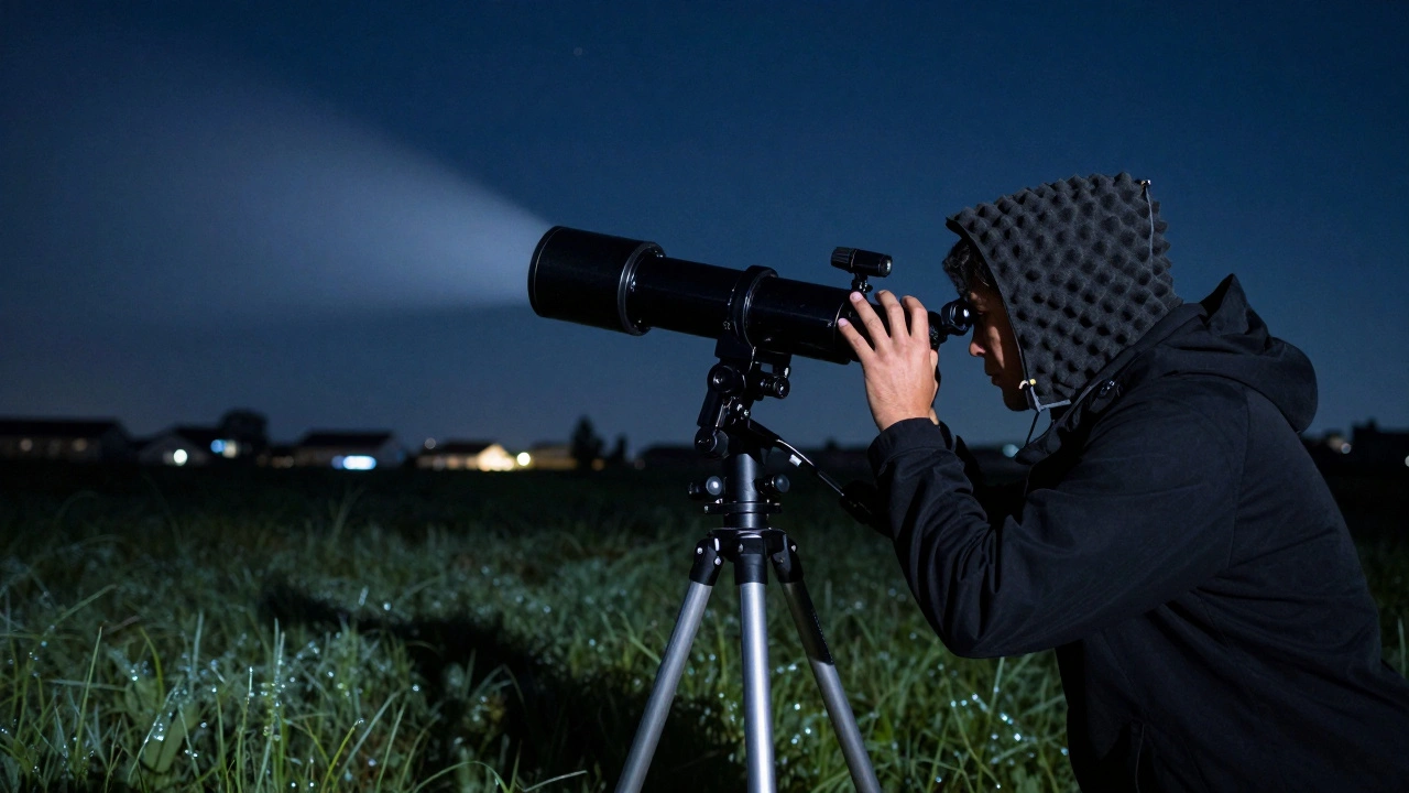 Glare Control: How Hoods, Shrouds, and Observing Huts Improve Night Sky Contrast