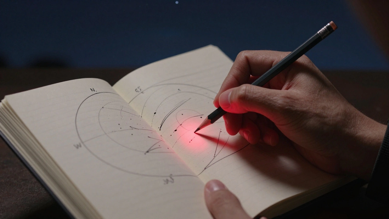 How to Sketch Meteors: Recording Paths, Radiants, and Brightness by Hand