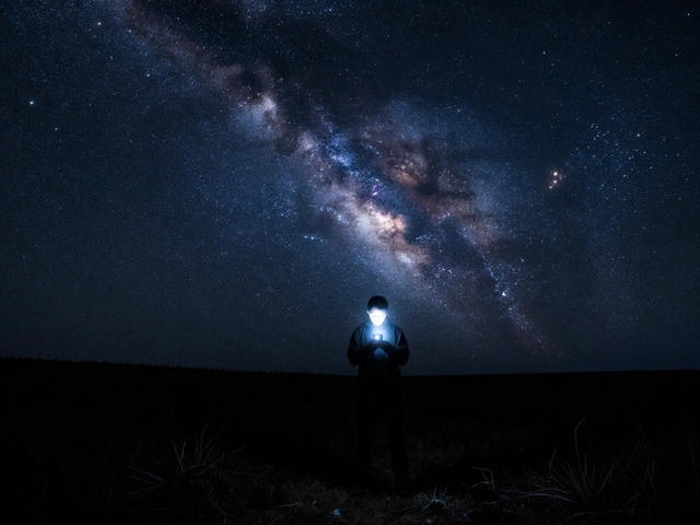 Preserving Night Vision: Using Paper Star Charts and Red Light