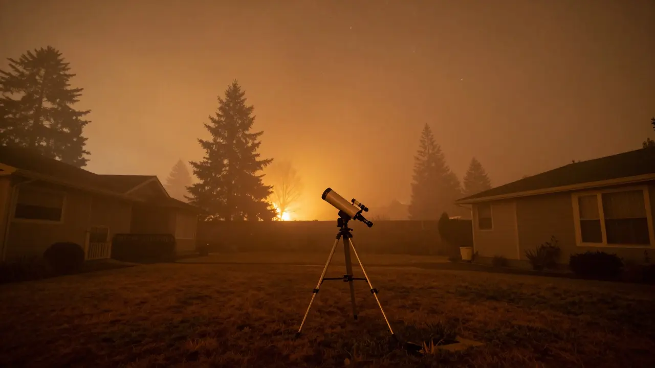 Aerosols and Wildfire Smoke: Telescope Observing in Polluted Skies