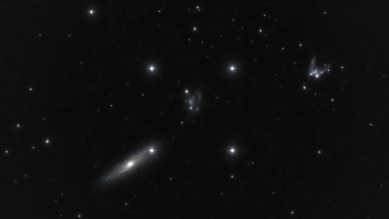 The Great Square of Pegasus and the Andromeda Galaxy visible in the autumn night sky.